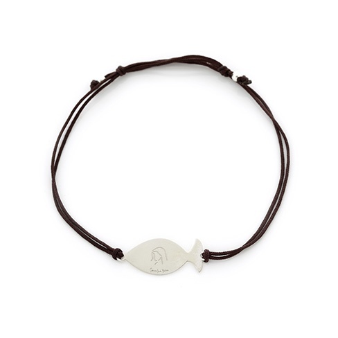 Pulseira PEREGRINO  Ichthys em Prata
