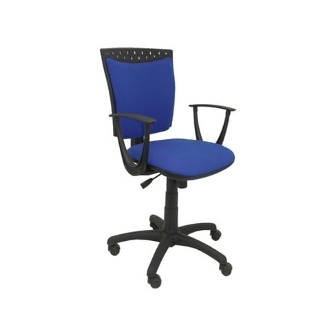 Cadeira de Escritório Operativa PYC Ferez Azul (Braços Fixos - Tecido)