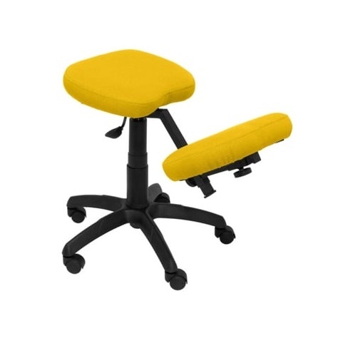 Cadeira de Escritório Operativa PYC Lietor Amarelo (Sem Braços - Tecido)