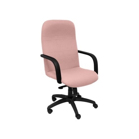 Cadeira de Escritório Executiva PYC Letur Rosa (Braços Fixos - Tecido)