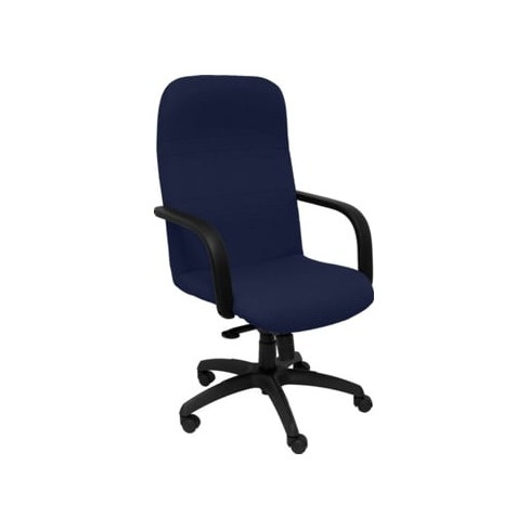 Cadeira de Escritório Executiva PYC Letur Azul MarINHO (Braços Fixos - Tecido)