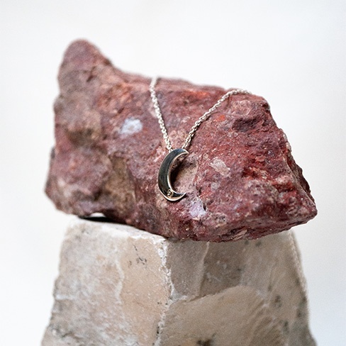 Colar AMOR PRECIOSO  com Diamante em Prata