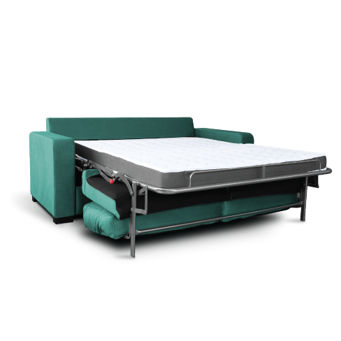 Sofá-cama Geneve cor Turquesa