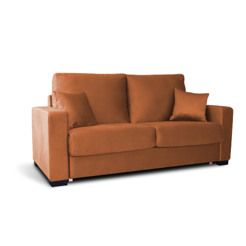 Sofá-cama Geneve cor Ocre