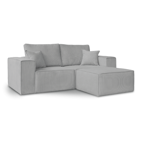 Sofá Milano é um sofá modular, de visual elegante e contemporâneo