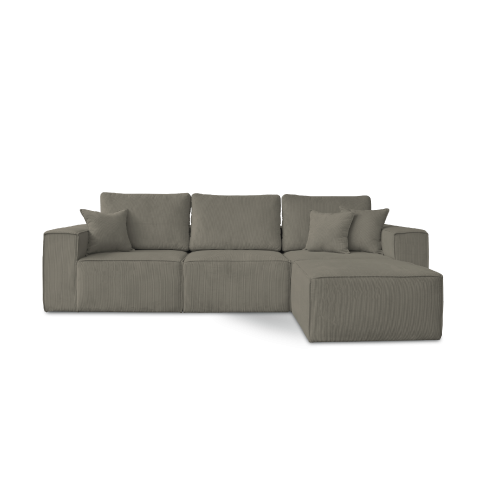Sofá Milano é um sofá modular, de visual elegante e contemporâneo