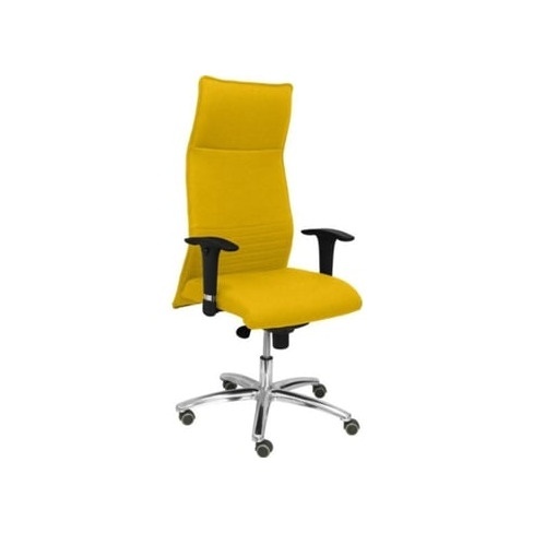 Cadeira de Escritório Executiva PYC Albacete XL Amarelo com rodas anti-risco (B