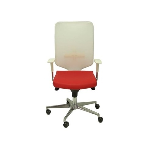 Cadeira de Escritório Operativa PIQUERAS Y CRESPO Ossa Vermelho e Branco com ro