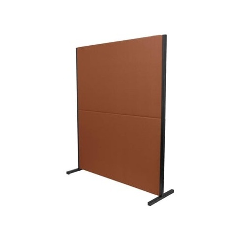 Biombo PIQUERAS&CRESPO Valdeganga Castanho (130x160 cm - Tecido)