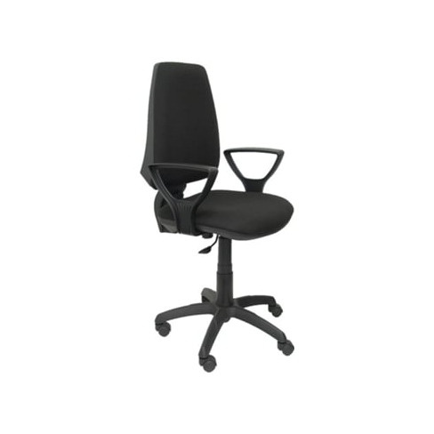 Cadeira de Escritório Operativa PYC Elche CP Preto BF (Braços Fixos - Tecido)