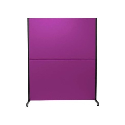 Biombo PIQUERAS&CRESPO Valdeganga Lilás (130x160 cm - Pele Sintética)