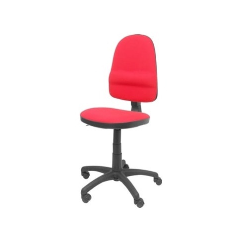 Cadeira de Escritório Operativa PYC Herrera Vermelho (Sem Braços - Tecido)