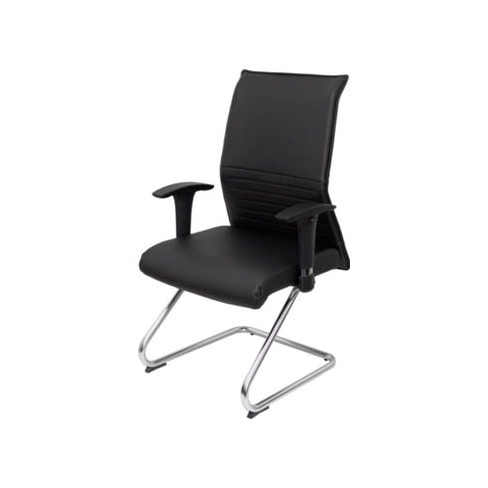 Cadeira de Escritório Operativa PYC Albacete Patin Preto (Braços Reguláveis -