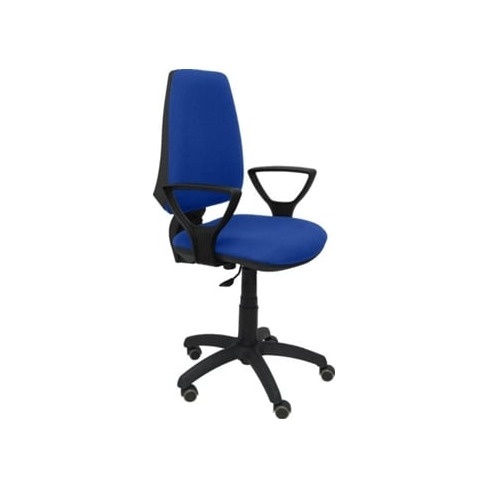 Cadeira de Escritório Operativa PYC Elche CP Azul BF RP com rodas anti-risco (B