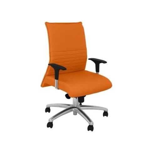 Cadeira de Escritório Executiva PYC Albacete XL Laranja com rodas anti-risco (B