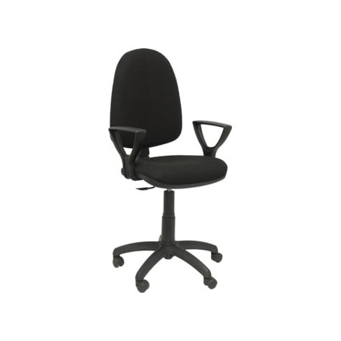 Cadeira de Escritório Operativa PYC Ayna Preto BF (Braços Fixos - Tecido)