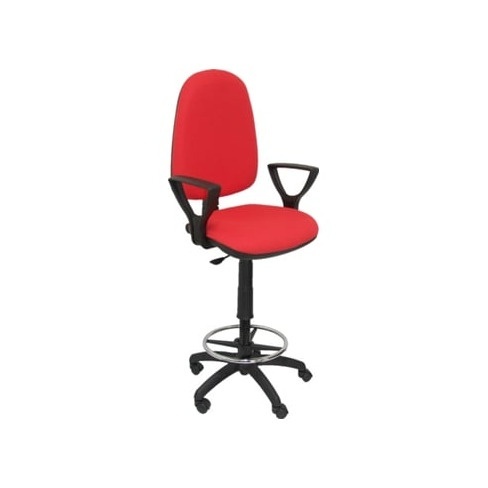 Cadeira de Escritório Alta PIQUERAS Y CRESPO Ayna Vermelho (Braços Fixos - Tec