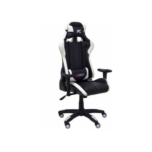 Cadeira Gaming PIQUERAS Y CRESPO Paraiso Preto (Pele Sintética)