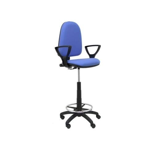 Cadeira de Escritório Alta PIQUERAS Y CRESPO Ayna Azul Claro (Braços Fixos - T