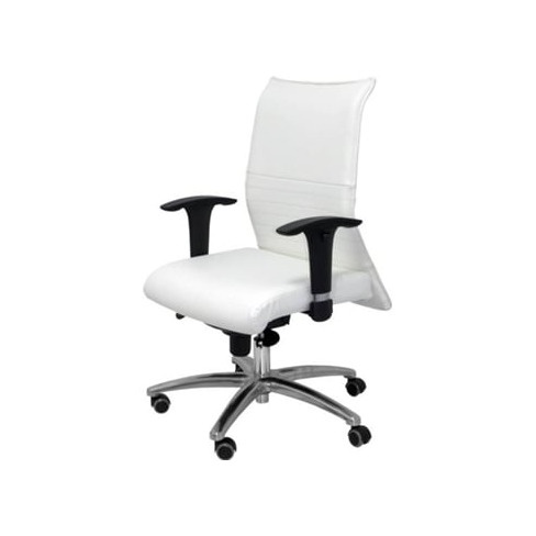 Cadeira de Escritório Executiva PYC Albacete XL Branco com rodas anti-risco (Br