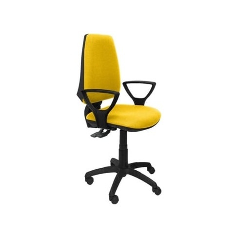 Cadeira de Escritório Operativa PYC Elche S Amarelo BF (Braços Fixos - Tecido)