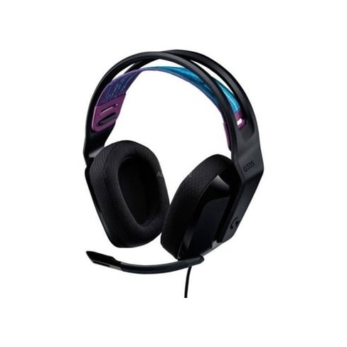 Auscultadores Gaming com Fio LOGITECH G335 (Over Ear - Multiplataforma - Preto)