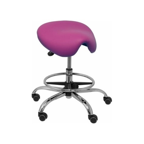 Banco de Escritório PYC  Alatoz Roxo (Couro)