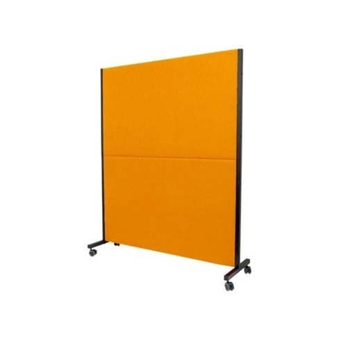 Biombo PYC Valdeganga  Laranja ((L) 130 x (P) 5 x (A) 160 - 160 cm - Tecido)