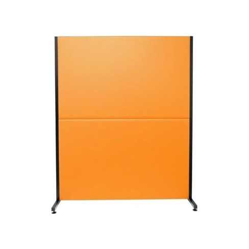Biombo PIQUERAS&CRESPO Valdeganga Laranja (130x160 cm - Pele Sintética)