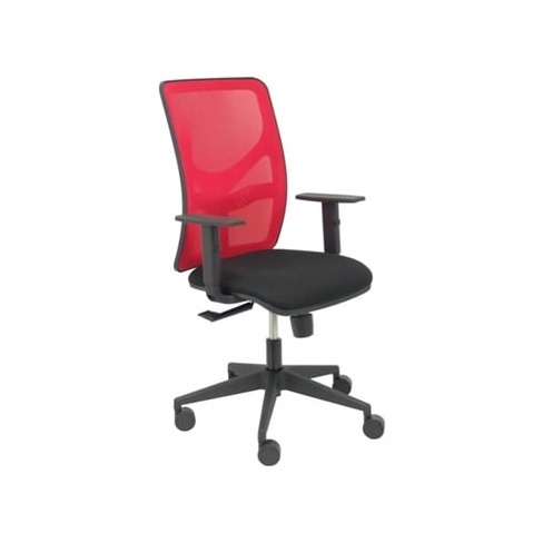 Cadeira de Escritório Operativa PIQUERAS Y CRESPO Motilla Vermelho e Preto (Bra