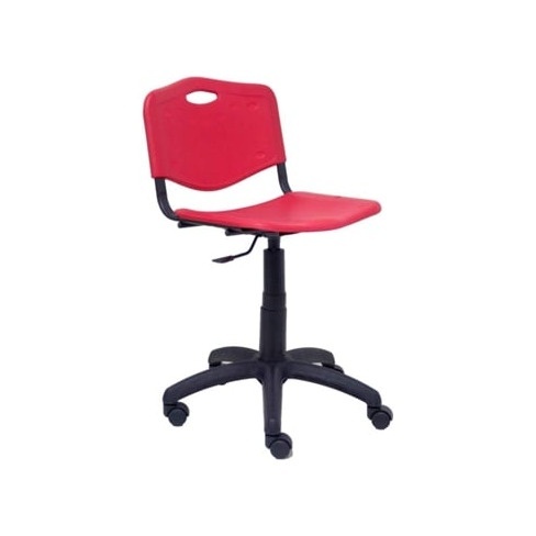 Cadeira Operativa PYC Robledo  Vermelho (Braços Fixos -PVC)