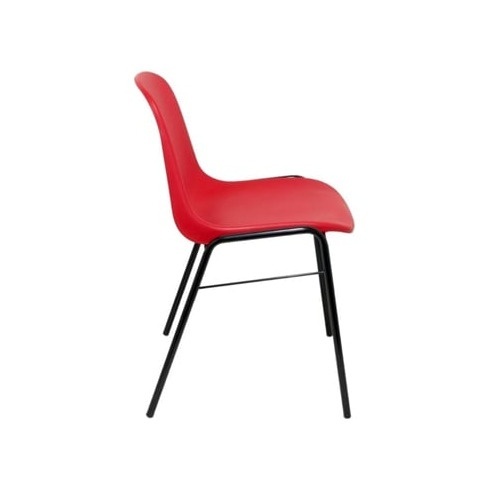 Pack de 2 Cadeiras de Visitante PIQUERAS Y CRESPO Alborea Vermelho (PVC)