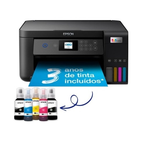 Impressora EPSON EcoTank ET-2851 (Multifunções - Jato de Tinta - Wi-Fi)