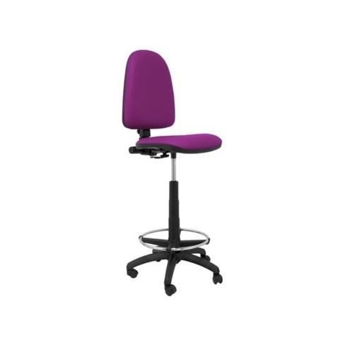 Cadeira de Escritório Alta PIQUERAS Y CRESPO Ayna Roxo (Pele Sintética)