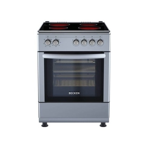 Fogão BECKEN BFE4510N IX (64 L - Elétrico de Vitrocerâmica - Inox)