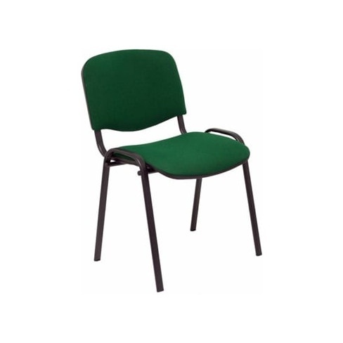 Pack de 4 Cadeiras de Visitante PIQUERAS Y CRESPO Alcaraz Verde escuro (Tecido)