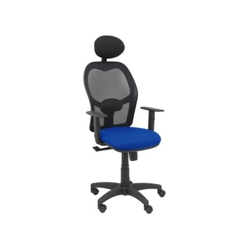 Cadeira Operativa PYC  Alocén Azul (Braços Ajustáveis -Rede)