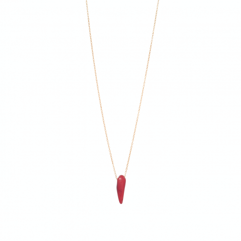Colar CORAL em Ouro Amarelo