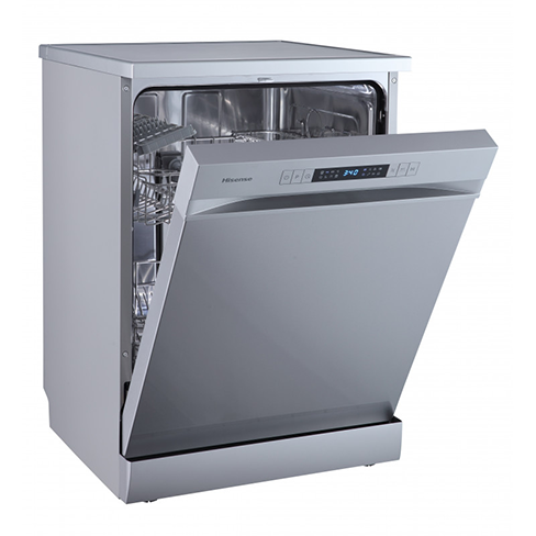 Máquina de Lavar Loiça Hisense HS623D10X,14 talheres, 60cm, Inox