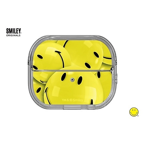 Capa Transparente Smiley Amarelo Galaxy Buds3 | Buds3 Pro