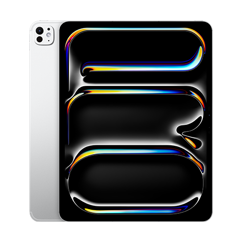 iPad Pro 13 WiFi+Cellular 2TB com vidro padrão - Prateado