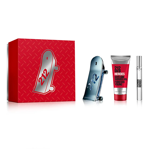 Carolina Herrera 212 Men Heroes Gift Set Eau de Toilette 90ml