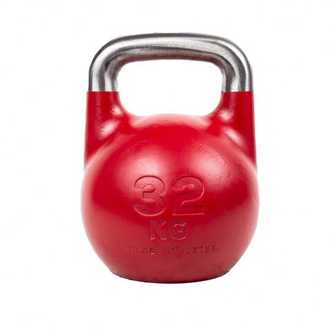 Kettlebell de Competição Cromado - Hollow Core -  32 Kg