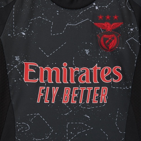 Réplica Camisola Alternativa SL Benfica 2024-2025 para Criança