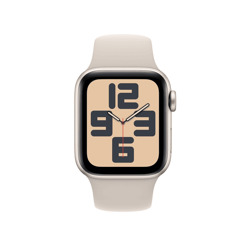 Apple Watch SE GPS+Cellular 40mm Starlight Aluminium, Starlight Sport Band-S/M