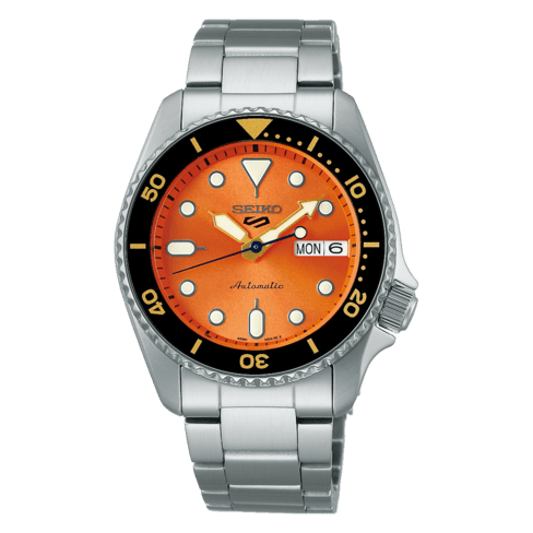 Relógio Seiko 5 Sports SKX Sports Style 38mm laranja