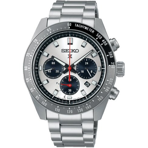 Relógio Seiko Prospex Speedtimer Crono Solar branco