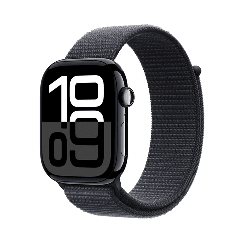Apple Watch S10 GPS 46mm Jet Black Aluminium Case with Ink Sport Loop