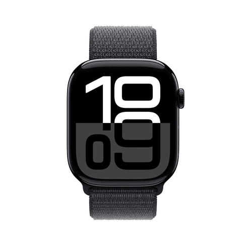 Apple Watch S10 GPS 46mm Jet Black Aluminium Case with Ink Sport Loop