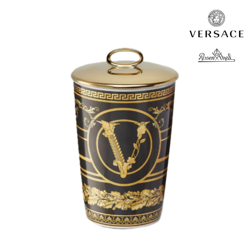 Castiçal VERSACE Coleção VIRTUS GALA 14 cm Porcelana